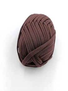 1pc Fabric Cord Diy Handmade Basket, Toy, Shoes, Carpet Storage Basket Thread - Coffee Brown - View 4