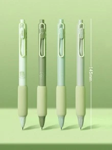 1 pieza Pluma de gel con estampado de letra al azar - Verde - Ver 8