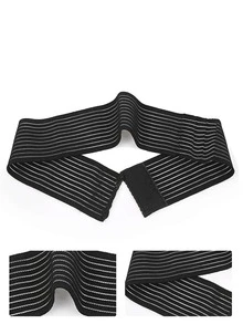 1 Pieza Soporte Elástico Transpirable Para El Tobillo - Negro - Ver 2