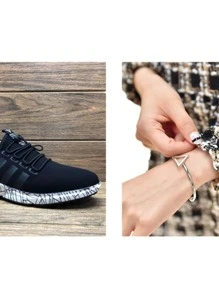 1pc Rubber Elastic Band, Minimalist Plain Elastic Band For Home - White - View 6