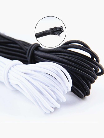 1 st gummi elastiskt band, minimalistiskt vanligt elastiskt band för hemmet