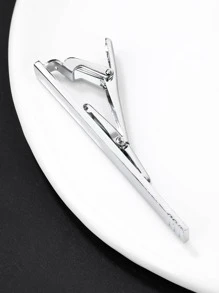 Nam Tối giản Kẹp cà vạt , Đối với Đồ trang sức Qủa tặng Và Buổi tiệc - Bạc - Xem 2