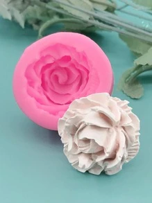 1入組矽膠現代花朵設計DIY矽膠模具適用於家庭