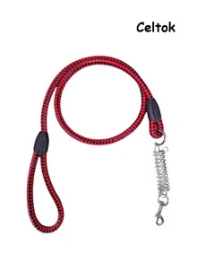 CELTOK Ct8957 1 Pieza De Correa Para Perros Con Resorte - Negro - Ver 1