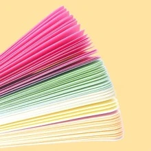 1 Hình Trái Tim Memo Pad, Sáng Tạo Đa Năng Có Thể Tái Sử Dụng Viết Được Note Dành Cho Sinh Viên, Văn Phòng, Gia Đình - Hồng - Xem 7