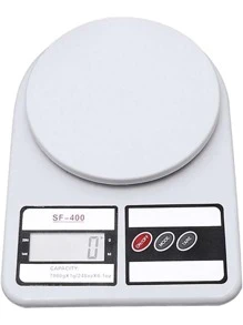 Báscula de Cocina 5 Kg Digital Gramera Alta Precisión - Blanco - Ver 4