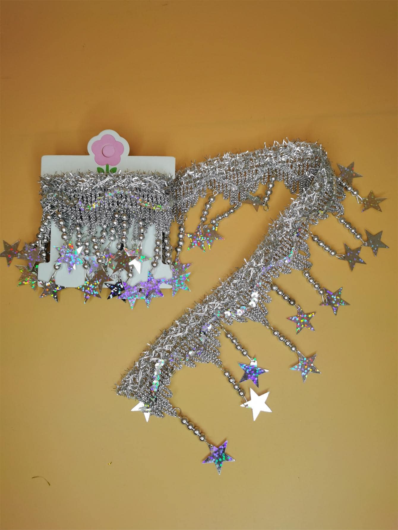 1入組星形設計DIY裝飾 - 銀色 - 查看 1