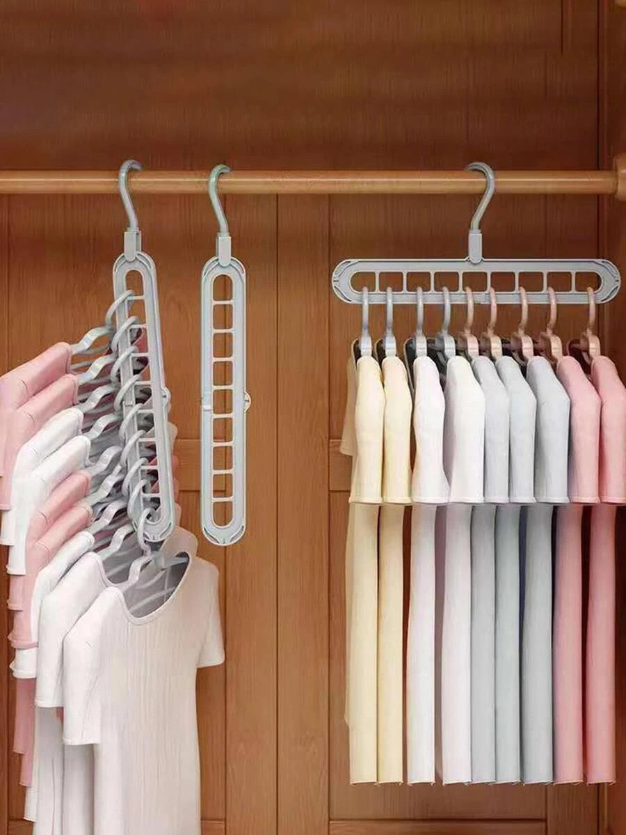 1pc Multifunction Collapsible Hanger - Grey - View 1