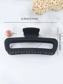 3 pinzas de garra extragrandes, pinzas de pelo grandes para mujer, bonitas pinzas de garra gigantes - Multicolor - Ver 3