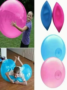 1 globo TPR, globo de agua de Color sólido Simple aleatorio para fiesta, niños - Multicolor - Ver 1