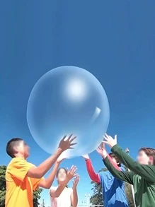 1 globo TPR, globo de agua de Color sólido Simple aleatorio para fiesta, niños - Multicolor - Ver 7