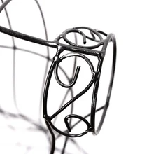 Metal Steel Wire Mannequin Dress Form for Sewing Display - Black - View 4