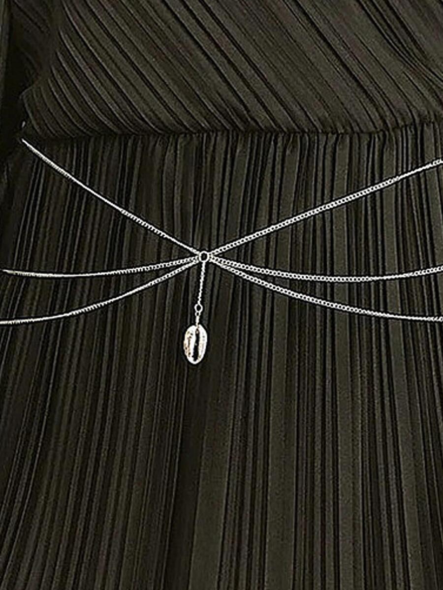 Chuỗi cơ thể quyến rũ vỏ sò - Bạc - Xem 1