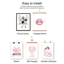 Cái/bộ Hoa Văn Hỗn Hợp Có Khung Tranh, Bức Tranh Nghệ Thuật Treo Tường Sợi Hóa Học Hiện Đại Cho Trang Trí Tường Nhà - Màu be - Xem 4