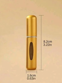 1 件/2 件 5 毫升香水可再填充喷雾瓶，底部填充雾化器 - 玫紅色 - 查看 3