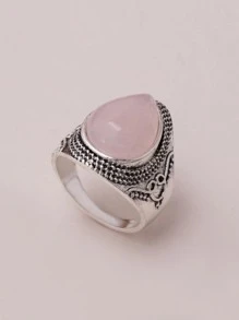 水滴裝飾圓環 - 粉色 - 查看 1