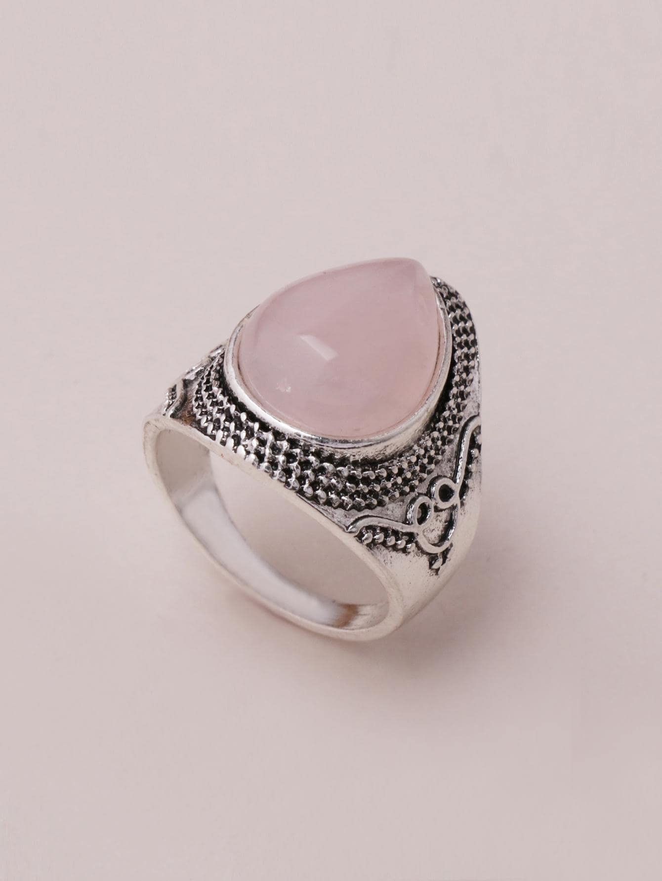 水滴裝飾圓環 - 粉色 - 查看 1