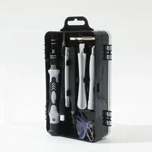 1set Iron Alloy Screwdriver Set, Minimalist 115 In 1 Multifunction Phone Repair Screwdriver Set For Household - Black - View 6