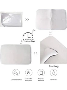 1入組向日葵圖案門現代滌綸防滑室內室外地毯適用於家庭 - 彩色 - 查看 7