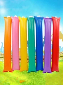 4pcs Random Color Inflatable Cheer Stick - Multicolor - View 1