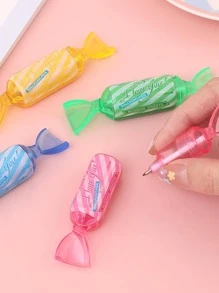 4pcs Candy Shaped Ballpoint Pen, Cute Multi-purpose Writing Pen For Student - Multicolor - View 3