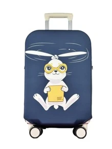 1 Polyester Hành Lý Bụi, Hoạt Hình Dễ Thương Họa Tiết Thỏ Du Lịch Bảo Vệ Cho Du Lịch - Nhiều màu - Xem 1