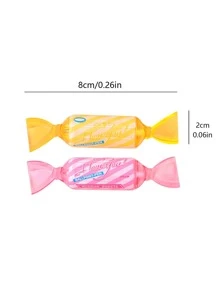 4pcs Candy Shaped Ballpoint Pen, Cute Multi-purpose Writing Pen For Student - Multicolor - View 7