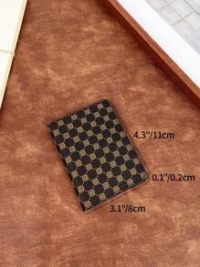 复古 PU 钱包 硬币 轻便 图案 现金 身份证 卡 便携式 零钱袋 小口袋 钱包 短钱包 简约 时尚 现代 周年纪念 情人节 生日礼物 女孩 女士 女包 学校用品 学校 宿舍 & 返校 高品质皮革卡包 钱包 名片夹 信用卡夹 女士 女士钱包 迷你钱包 钱包 钱包 卡包 返校用品 - 咖啡棕 - 查看 4