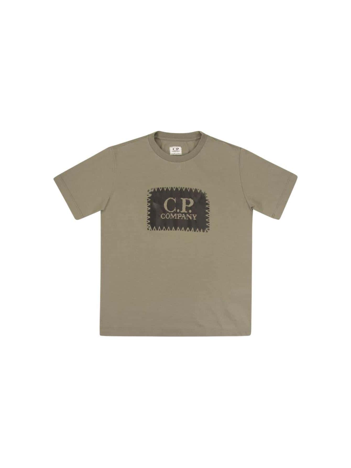 C.P. Company 男童 T 恤 绿色 14CKTS036B006259W648 - 綠色 - 查看 1