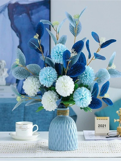 1 st plastvas, heminredning, blomvas, mittpunkt, bordsdekoration