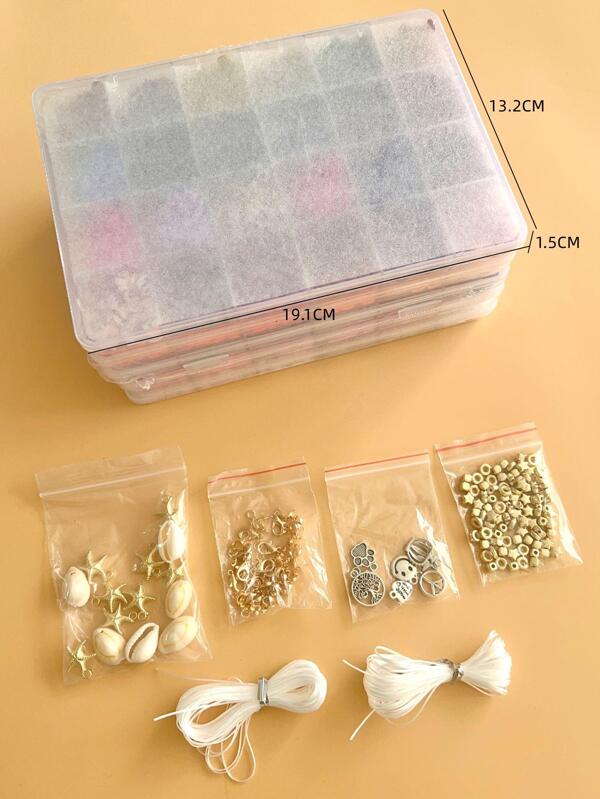 11pcs/set Creative Colorful Clay Beads DIY Jewelry Making Kit For DIY