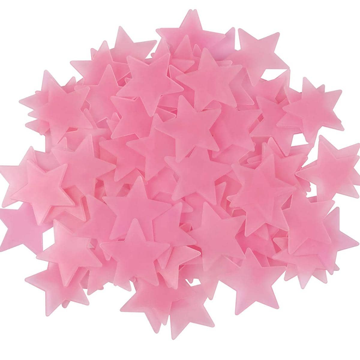 100pcs Glow In The Dark Star Shaped Wall Sticker, Modern PVC Wall Decal For Home Wall Decoration,Stickers,Wall Decal,Vinly Decal For Home Decorations,Spring Decoration Items Refesh Your Home,Rama Decoration Stickers Gifts Birthday Graduation School Decor School Surprise Dormitory Decor Back To School