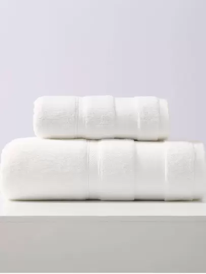 1 Piece Thin Towel, White, Minimalist Cutout Pattern, Rectangular 70*140cm For Adults, Men & Girl, Swimming, Bathing, Wrap, Or 34*74cm Hand/Face Towel, Quick Dry, Absorbent, Soft, Colorfast, Suitable For Bathroom, Hotel, Gym, Travel, Holiday Gift, Outdoor, Salon, Barbershop Home Bathroom Decor Back To School For Beauty Salon Home Bathroom Shower Towels For Beauty Salon, Hotel Sports,Home Essentials, Towel, Skin Care Bath Towel Sheet