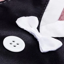 2入組婚禮新娘新郎洋裝玻璃香檳色杯子裝飾用品 - 黑與白 - 查看 5