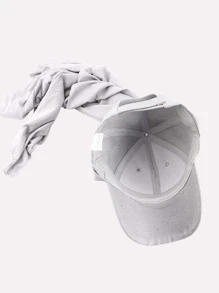 Bonnet tóc rắn với khăn quàng cổ - Xám - Xem 4