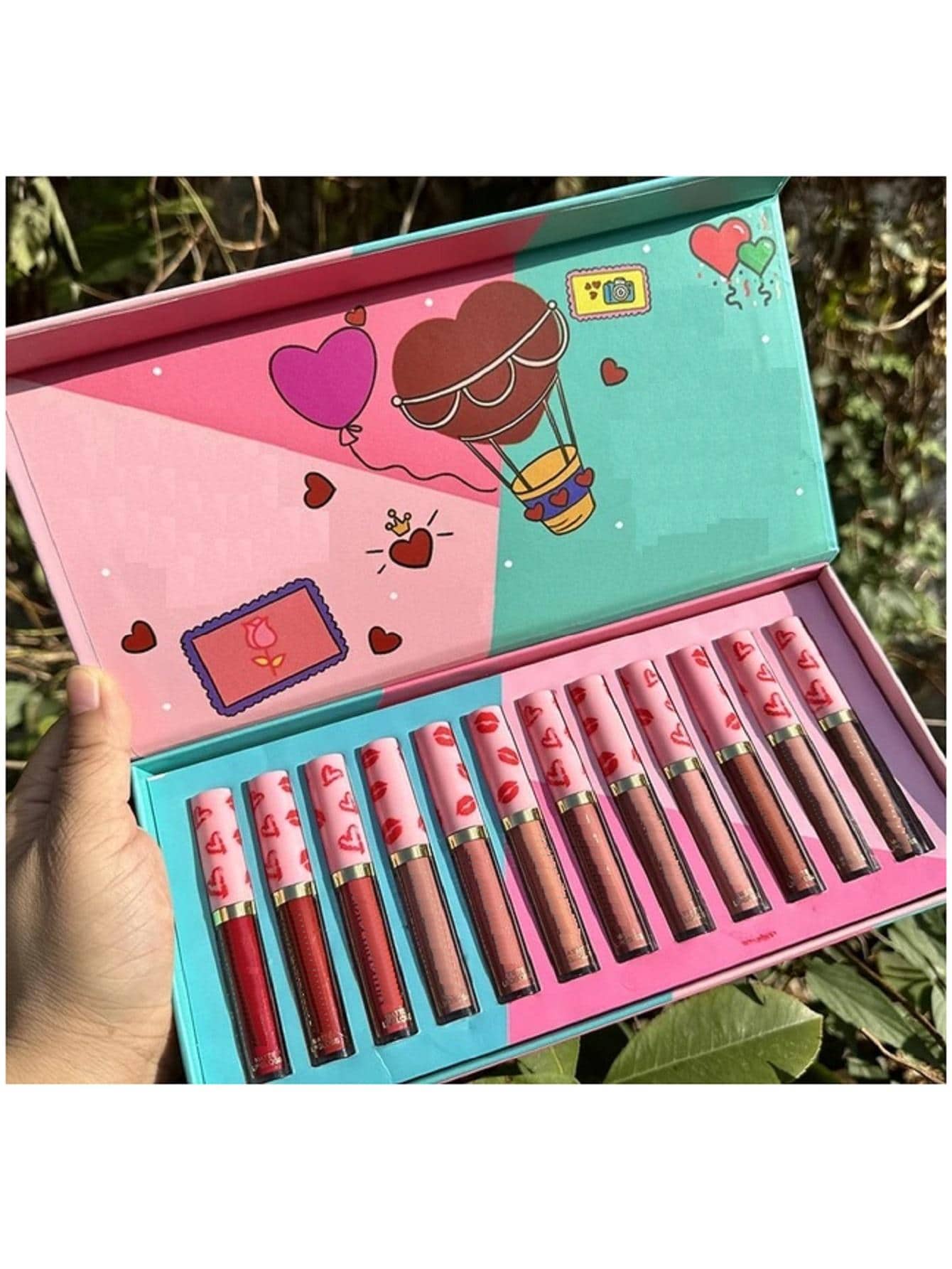 12 Pieces Lip Gloss - 彩色 - 查看 1