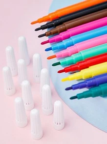 multibey Bộ 12 Bút Màu Nước, Bộ Bút Màu Nước Đa Năng Tối Giản Để Vẽ Tranh - Nhiều màu - Xem 5