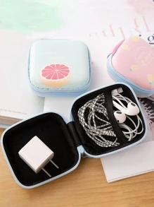 1 Túi Lưu Trữ Họa Tiết Trái Cây Dòng Dữ Liệu, Sạc Di Động Túi Bảo Quản Cho Gia Đình - Nhiều màu - Xem 2