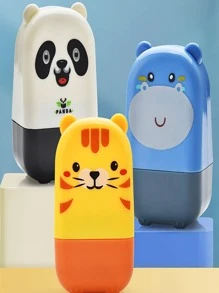 1入組卡通設計滾輪可愛多用途郵票適用於手工製作