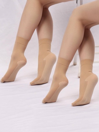 2 par 150D Solid Plush Fodrade Crew Strumpor, Höst