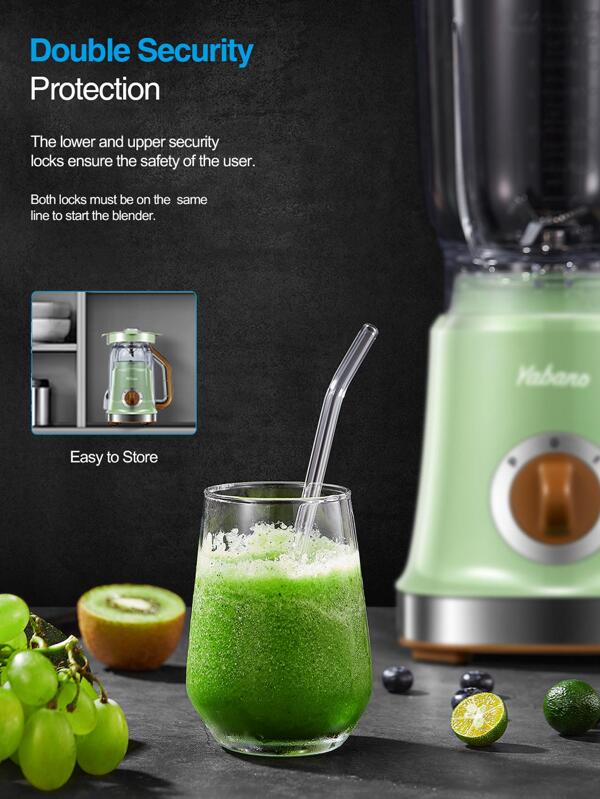 Yabano Professional Countertop Blender for HighSpeed Shakes, Smoothies