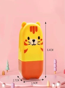 1入組卡通設計滾輪可愛多用途郵票適用於手工製作