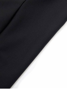 1pc Solid Color Summer Cycling Bib Shorts - Black - View 3