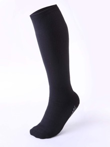 Sports Outdoor Teenagers' Thickened Towel Bottom Football Socks Over Knee Anti-Slip Breathable High Tube Athletic Socks - Black - View 1