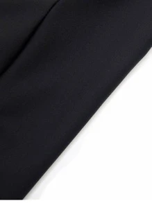 Colorblock Suspender Cycling Shorts Gym Clothes Men - Black - View 3