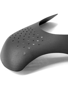 1pair Plastic Shoe Crease Protectors, Modern Shoe Anti Crease Guards For Shoes - Black - View 7