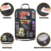 1 túi đựng đồ sau ghế ô tô đa năng - màu đen - Xem 4