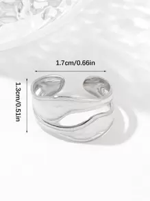 Anillo abierto minimalista