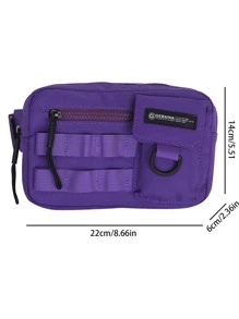 Men's Fashion Simple Casual Versatile Sports Nylon One Shoulder Chest Bag