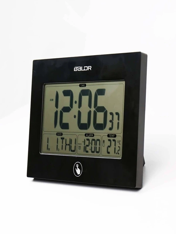Atomic Clock with Indoor Temperature and Humidity,SelfSetting Digital
